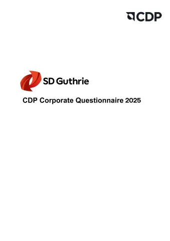 CDP Corporate Questionnaire 2025 thumbnail image